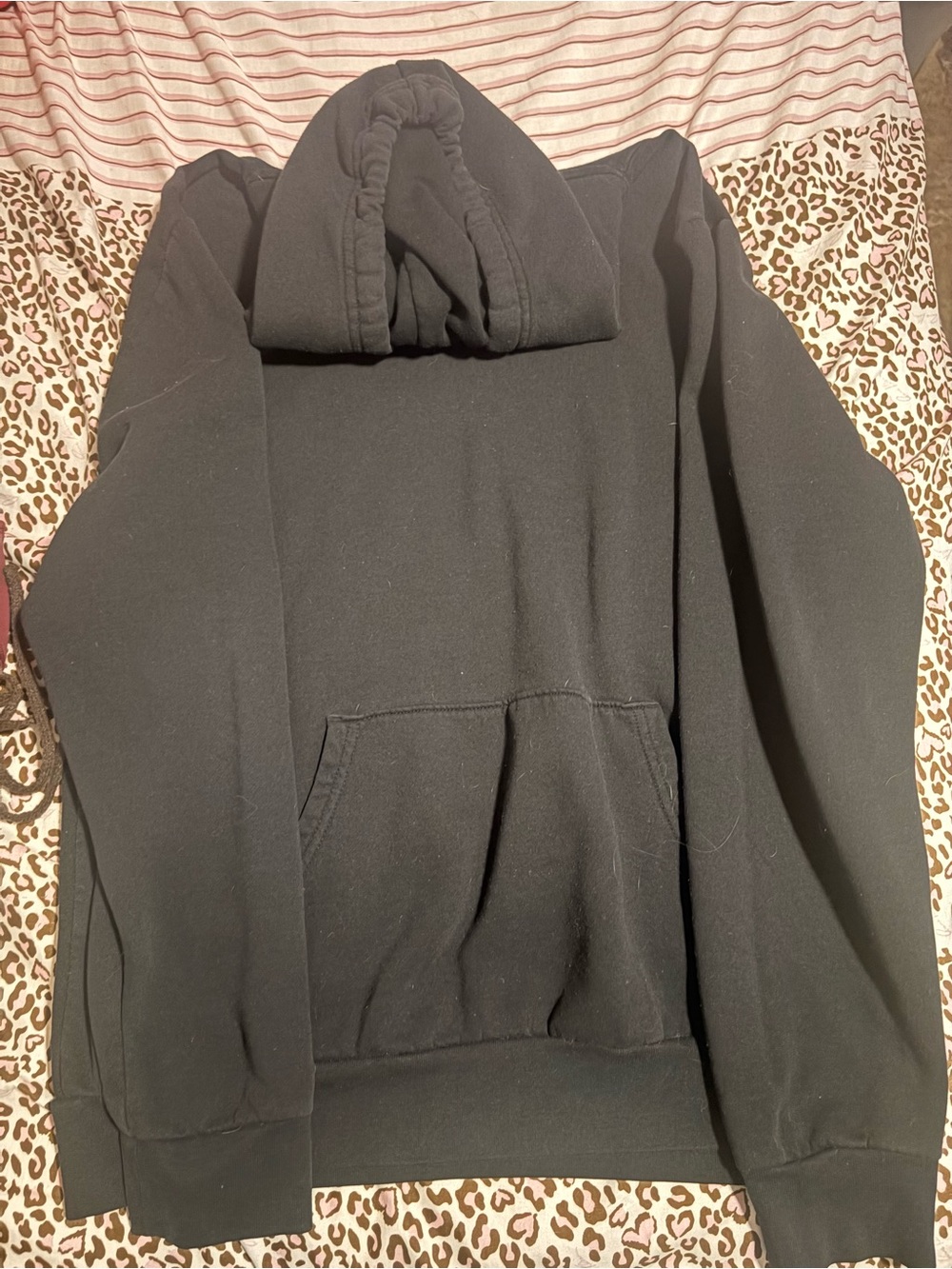 Old Navy Black Hooded Pullover Sweatshirt